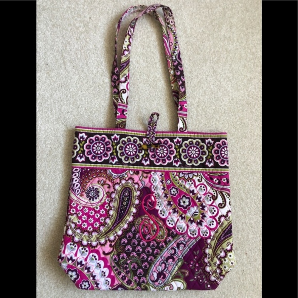 2000s Vera Bradley Tote Monogrammed S
